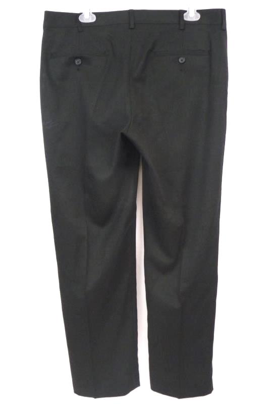 PGA TOUR Men's Flat Front Black Dress Pants Slacks Size 34X29 Polyester Blend