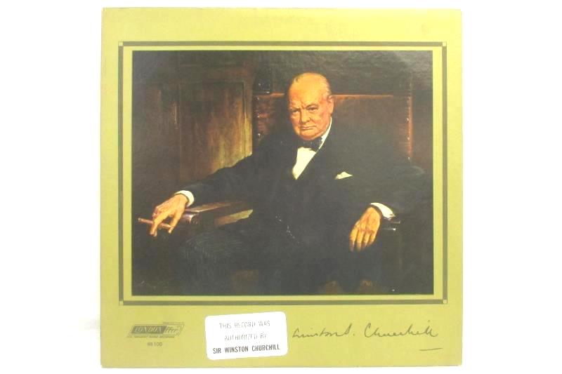 The Voice Of Winston Churchill 1964 Non-Music Record Vinyl