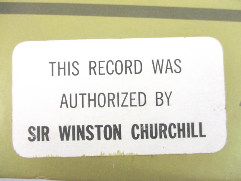 The Voice Of Winston Churchill 1964 Non-Music Record Vinyl