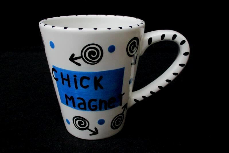 Lorrie Veasey Our Name Is Mud CHICK MAGNET Ceramic Coffee Mug