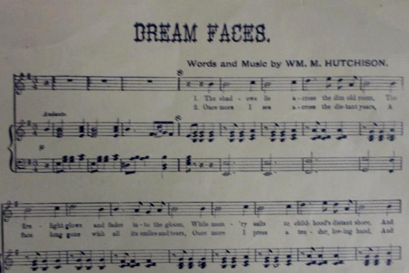 Piano Organ Sheet Music Bromo-Seltzer Locke's Pharmacy Dream Faces