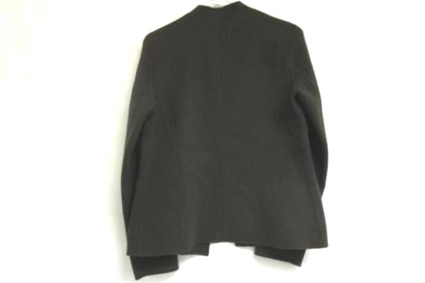 Calvin Klein Dark Brown 100% Wool Long Sleeve Button-Up Blazer Jacket Size 6