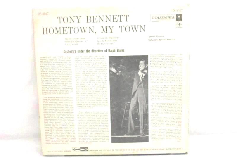 Tony Bennett Hometown, My Town Pop Vinyl Record