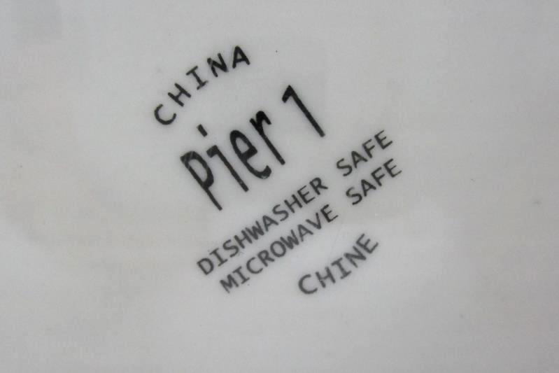Pier 1 Red And White Crantini Decorative Sugar Jar Picks And Rimmer