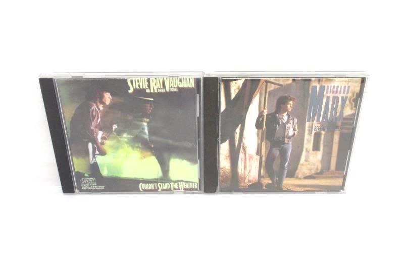 2 CDs Stevie Ray Vaughan Couldn't Stand the Weather Richard Marx Repeat Offender