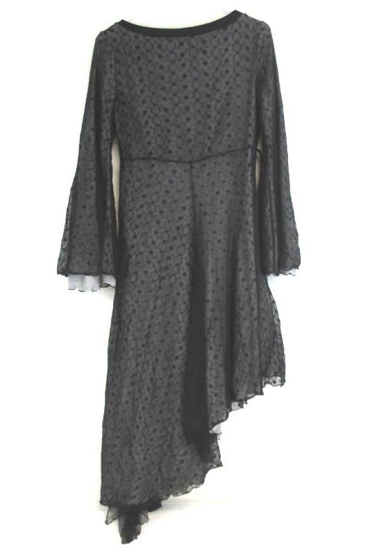 Women's Ipseity Size Small Black Renaissance Floral Lace Halloween Costume Dress