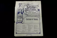 Antique 1910s Piano & Organ Sheet Music Carnival of Venice Bromo Seltzer 
