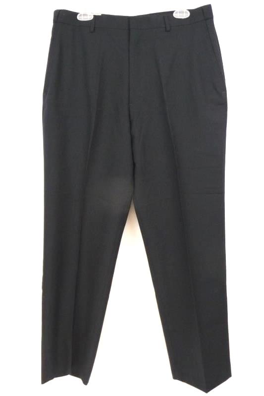 NWT Haggar Men's Navy Plain Front Classic American Fit Dress Pants Sz 34W 30L