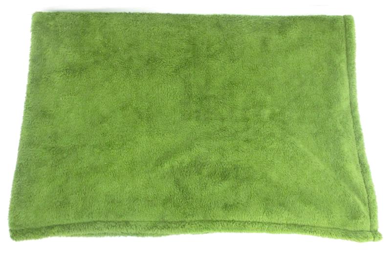 Threshold Green Soft Patterned Plush Cozy Blanket 49" X 71"