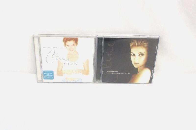 Lot of 2 CD's - Celine Dion Let's Talk About Love & Falling Into You CD