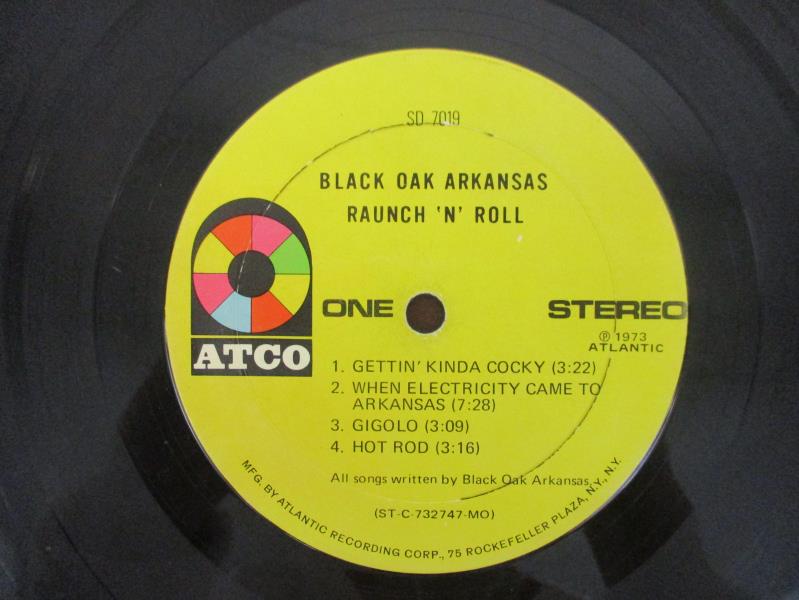 Black Oak Arkansas Raunch N' Roll Live 1973 Vinyl 12" LP Record