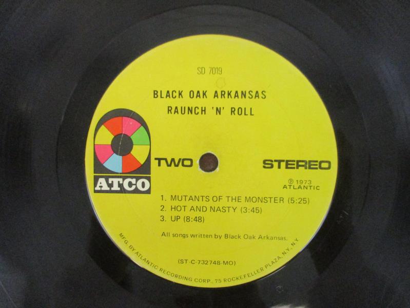 Black Oak Arkansas Raunch N' Roll Live 1973 Vinyl 12" LP Record