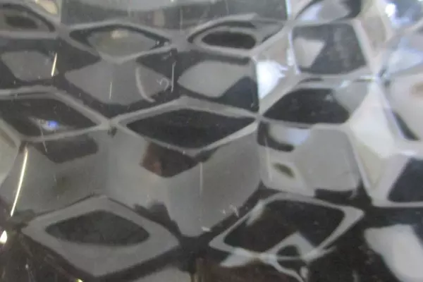 Jeanette Clear Cube Cream & Sugar Set w/ Tray + Cake Plate Depression Glass