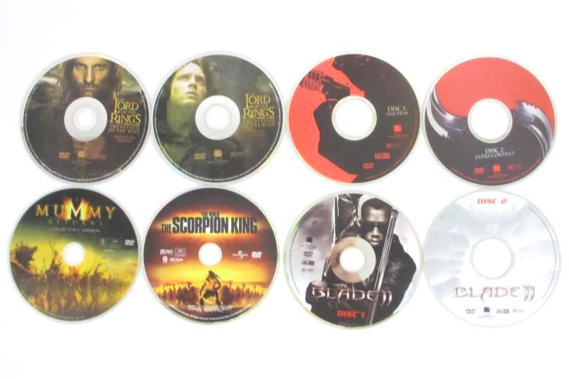 Lot of 5 Action DVDs Blade II The Lord Of The Rings The Mummy Returns