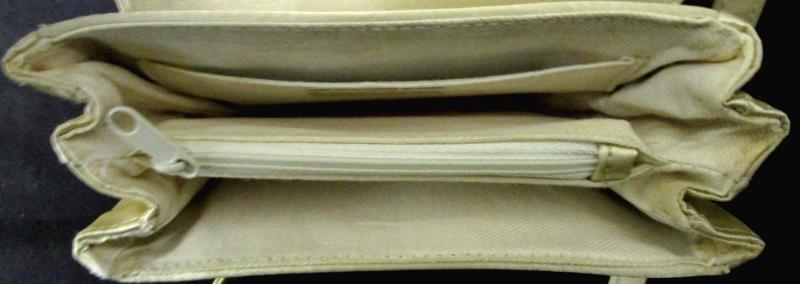 Shoulder Purse With Pockets By Coletta In Golden Pearl 7.5''