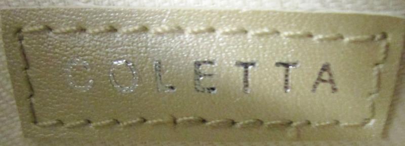 Shoulder Purse With Pockets By Coletta In Golden Pearl 7.5''