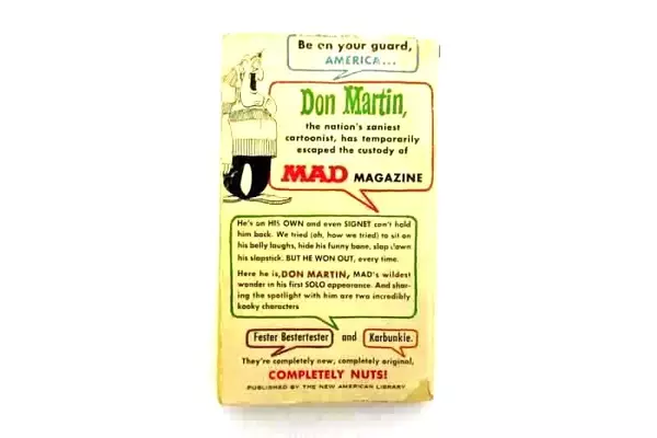 Lot of 2 Mad Books Mad's Maddest Artist Steps Out And The Dirty Old Mad