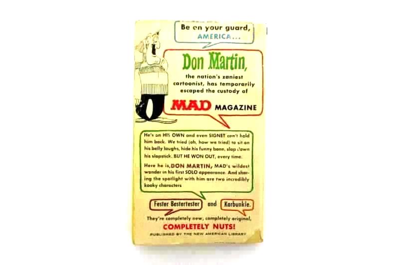 Lot of 2 Mad Books Mad's Maddest Artist Steps Out And The Dirty Old Mad