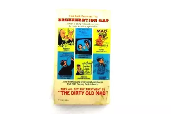 Lot of 2 Mad Books Mad's Maddest Artist Steps Out And The Dirty Old Mad