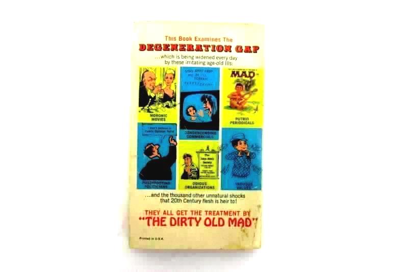 Lot of 2 Mad Books Mad's Maddest Artist Steps Out And The Dirty Old Mad