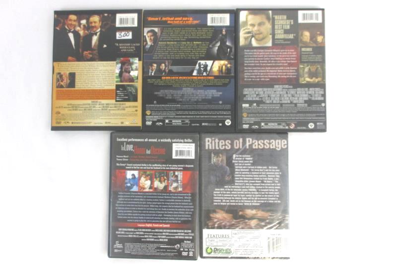 Lot of 5 DVDs To Love Honor And Deceive Rites Of Passage The Departed Ballistic