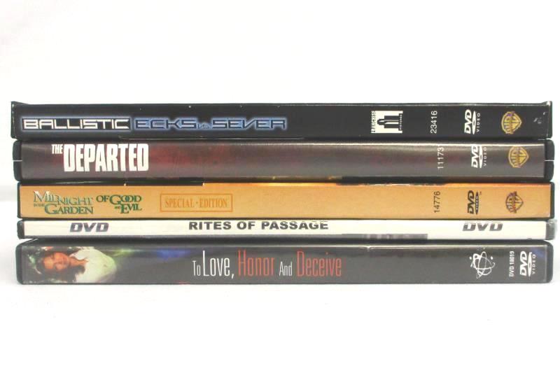 Lot of 5 DVDs To Love Honor And Deceive Rites Of Passage The Departed Ballistic
