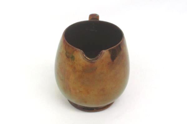 4.25" Tall Vintage Paris Made in England Copper Luster Creamer 10/185