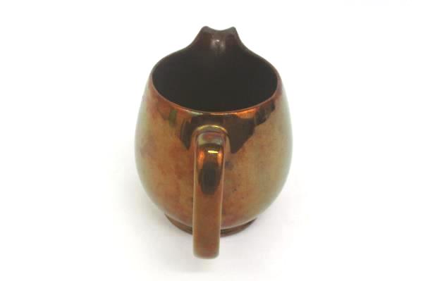 4.25" Tall Vintage Paris Made in England Copper Luster Creamer 10/185