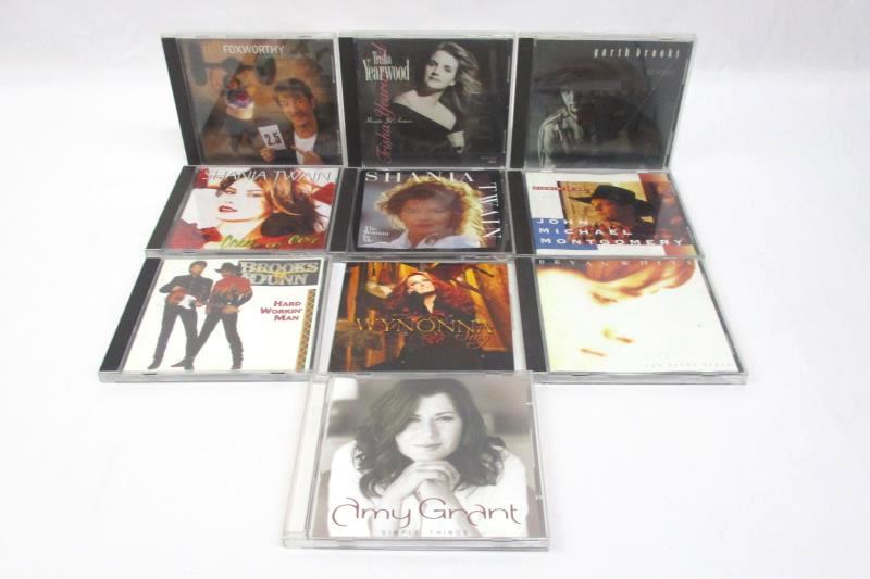 Lot Of 10 Country Music CD's Wynona Trisha Yearwood Shania Twain and More