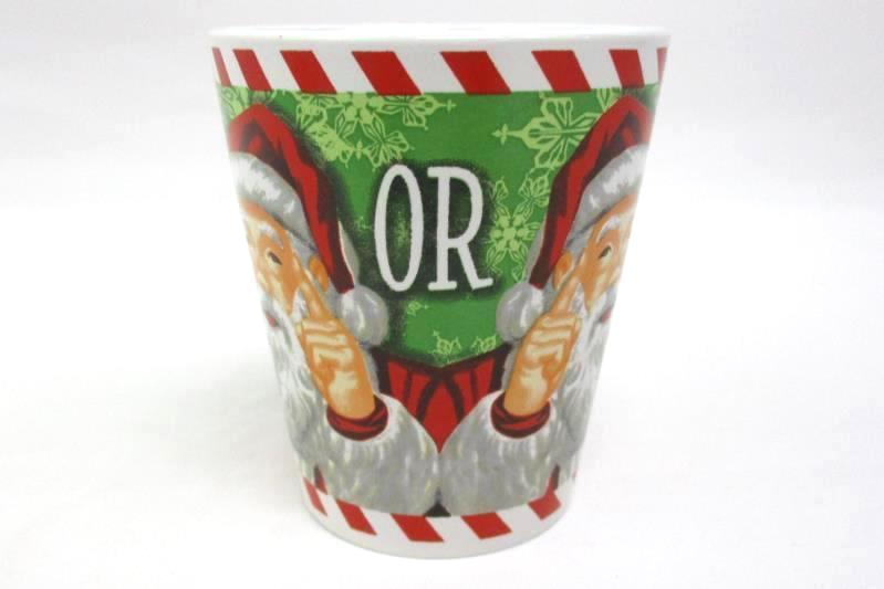 WONDERTREATS Inc Are You Naughty or Nice? Ceramic Coffee Mugs Set Of Two