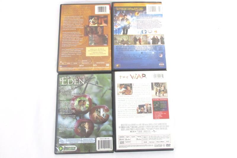 Lot of 4 DVDs: The War + The Seeker + How Did It Feel..? + A Piece Of Eden