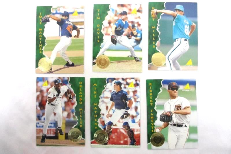 Lot of 14 Vintage 1995 Pinnacle Baseball Cards And Rookie Cards Collectibles