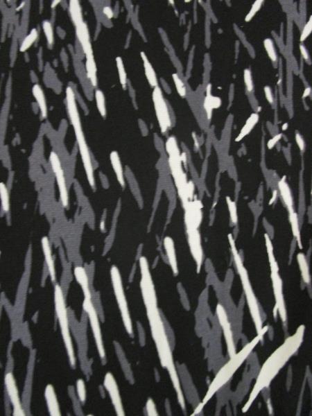 Nine West Women's Dress Black White & Grey Pattern Polyester Stretch Blend Sz 14