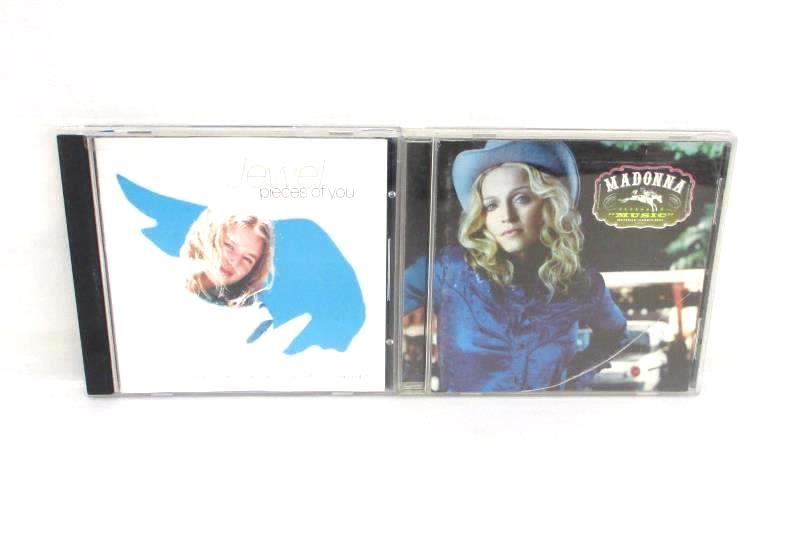 Lot of 2 Pop Music CDs Madonna Music Jewel Pieces Of You