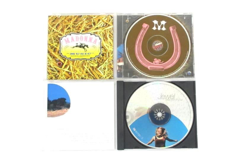 Lot of 2 Pop Music CDs Madonna Music Jewel Pieces Of You