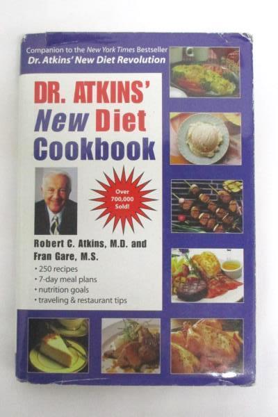 Lot Of 2 Atkins Diet Books: Dr. Atkins New Diet Cookbook & Atkins For Life