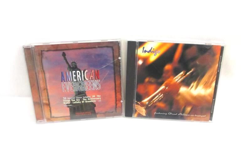 Lot of 2 CDs American Evergreens Indigo Featuring Brad Allison On Trumpet
