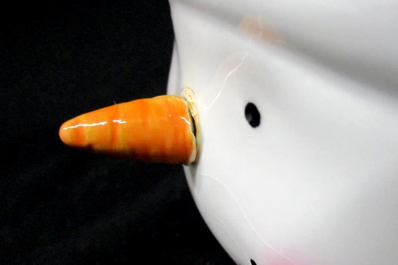 Ceramic Santa Christmas Bell And Hallmark Snowman Candy Dish Holiday Collections