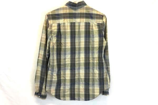 J.G Hook Children's Brown Tan Gray Plaid Thin Flannel Shirt Button Top Size 10