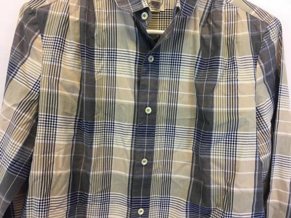J.G Hook Children's Brown Tan Gray Plaid Thin Flannel Shirt Button Top Size 10