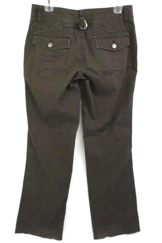 Calvin Klein Brown Corduroy Pants Low Rise Cotton Women's Size 6