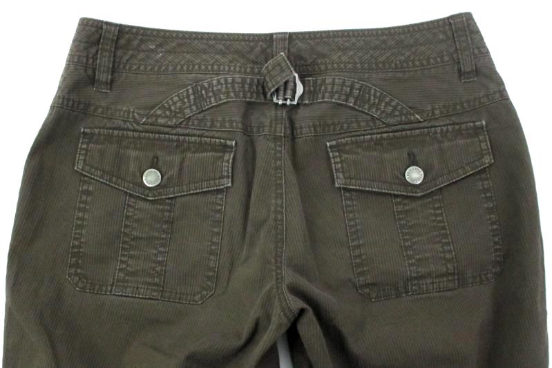 Calvin Klein Brown Corduroy Pants Low Rise Cotton Women's Size 6