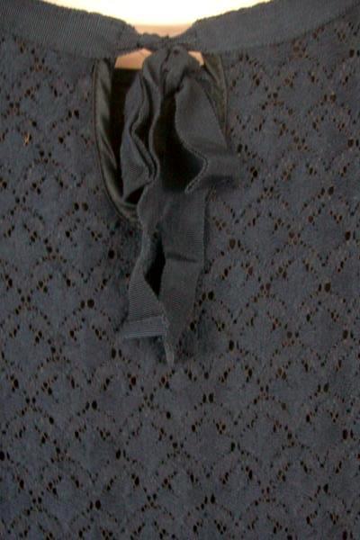 Romy Women's Blue Two Layer Lace Tea Knee Length Dress Size XS
