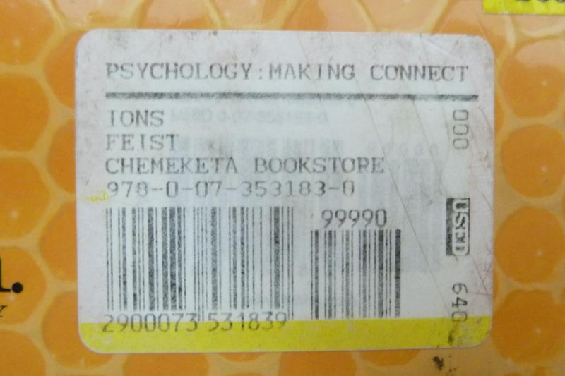 Psychology Making Connections Hardcover Gregory J. Feist Erika L. Rosenberg
