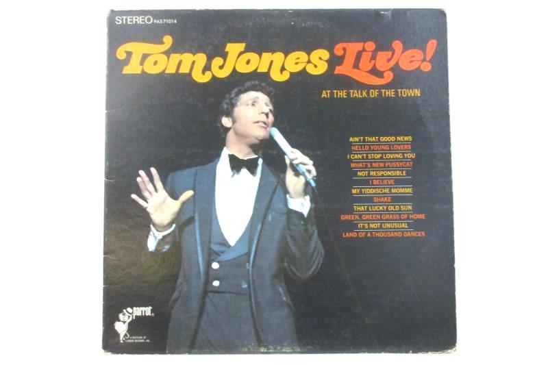 Tom Jones Live 1967 Rock Vinyl Record At the Talk of the Town