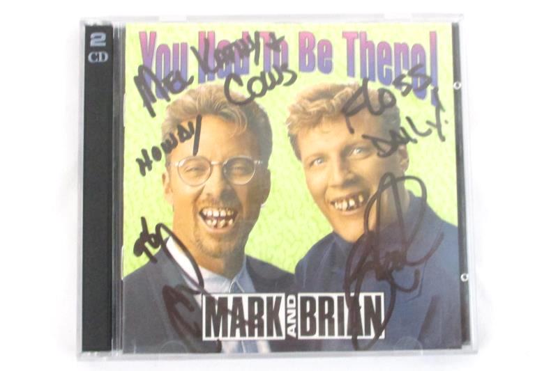 Vintage 1998 Autographed Mark And Brian "You Had To Be There" CD Music & Comedy