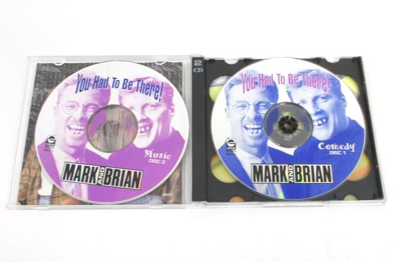 Vintage 1998 Autographed Mark And Brian "You Had To Be There" CD Music & Comedy