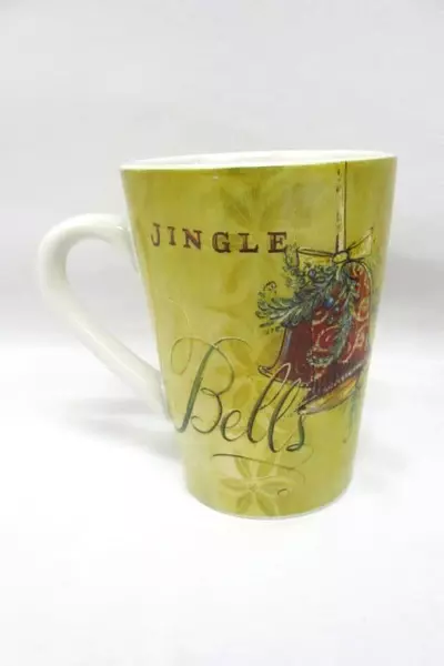Lot of 2 Christmas Mugs Royal Norfolk Night Bright Oneida Jingle Bells
