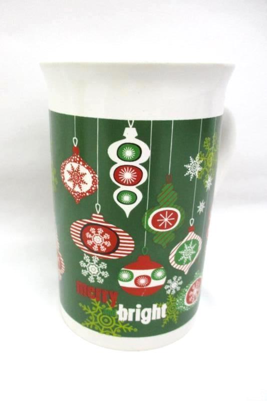 Lot of 2 Christmas Mugs Royal Norfolk Night Bright Oneida Jingle Bells