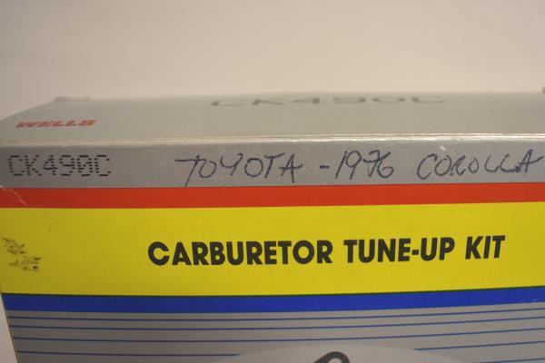 1976 Toyota Corolla Carburetor Tune Up Kit By Wells Model CK490C Automotive